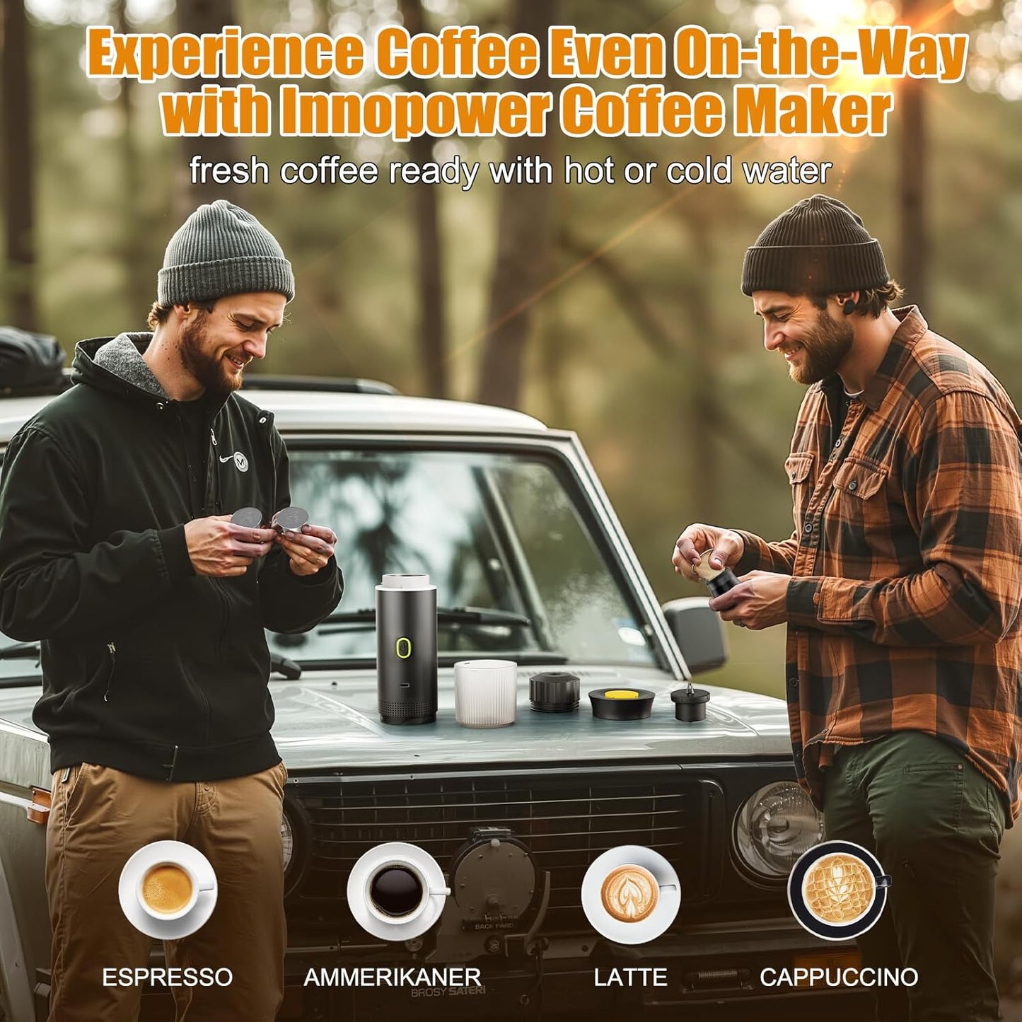 Portable 3-in-1 Espresso MakerTM